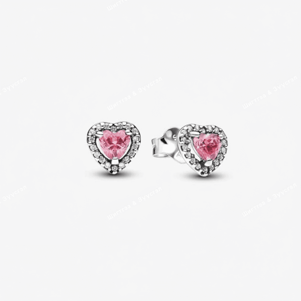 🩷Pink Heart Jewelry Set - 3