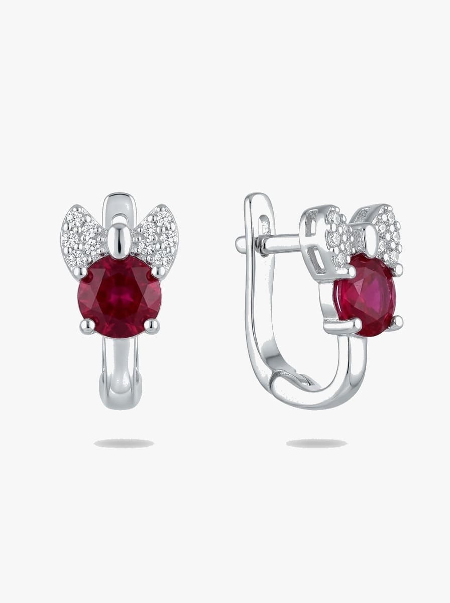 Ruby Bow Earrings ❤️🎀 - 1